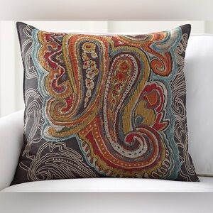 Pottery Barn Houston Paisley 24” Pillow Covers Set of 2